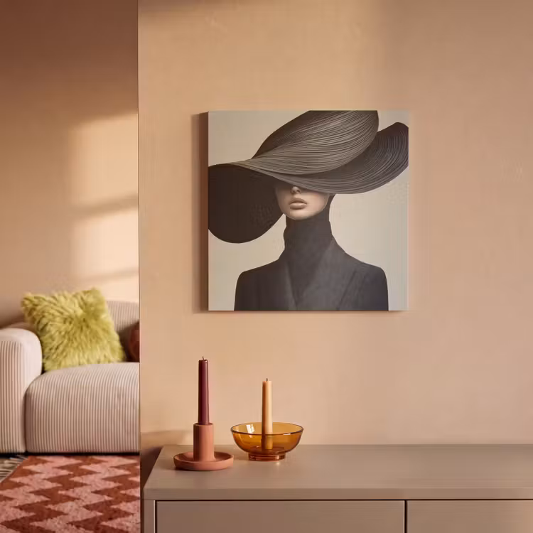 Acoustic Felt - Black - Woman - Hat — 2