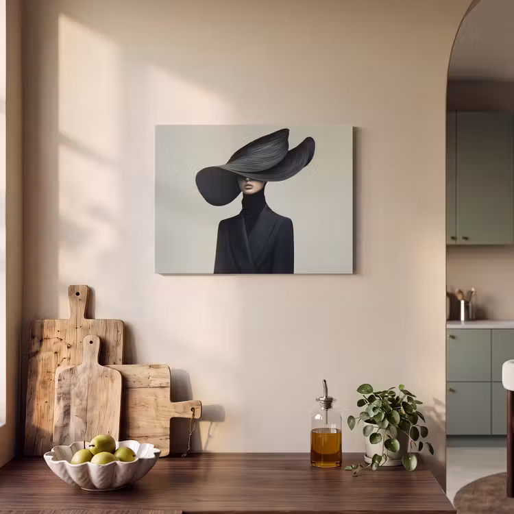 Acoustic Felt - Black - Woman - Hat — 3