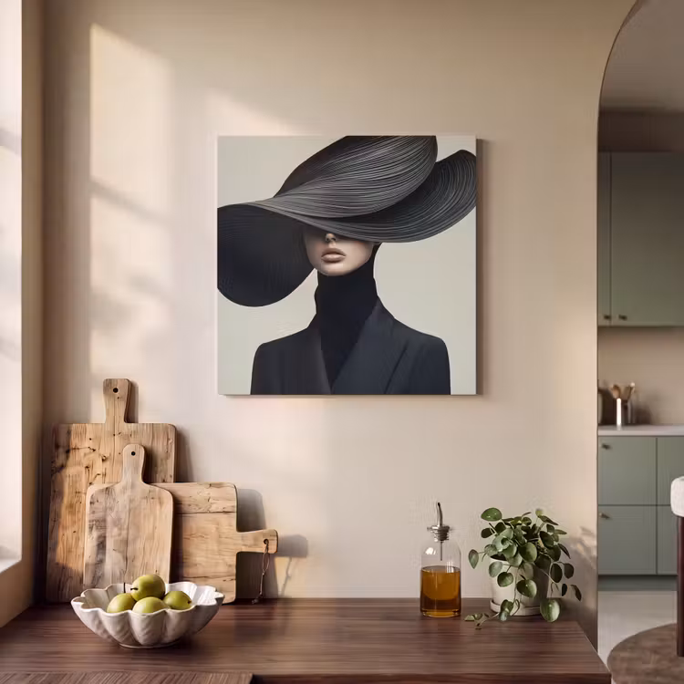 Acoustic Felt - Black - Woman - Hat — 3