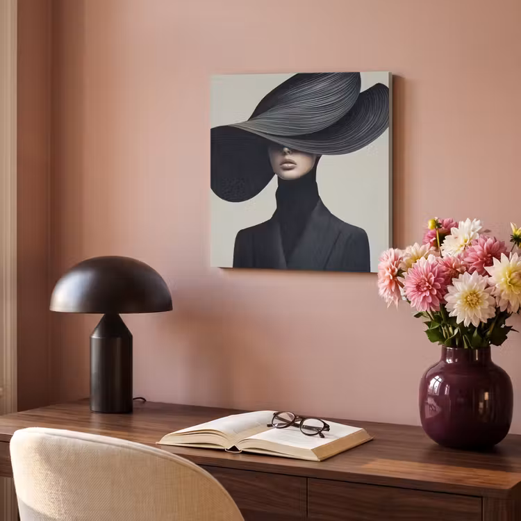 Acoustic Felt - Black - Woman - Hat — 4