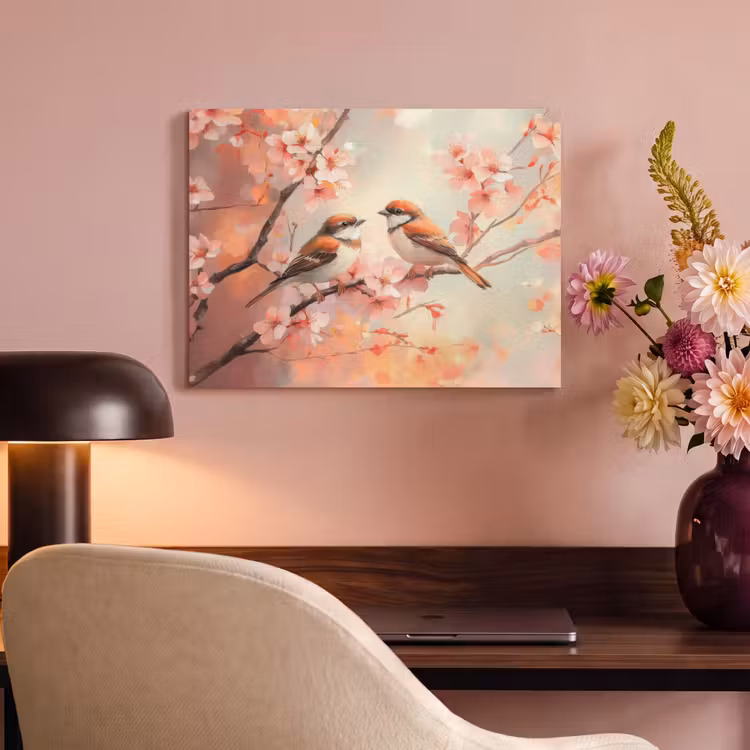Acoustic Felt - Birds - Romantic - Blossom Branch — 4