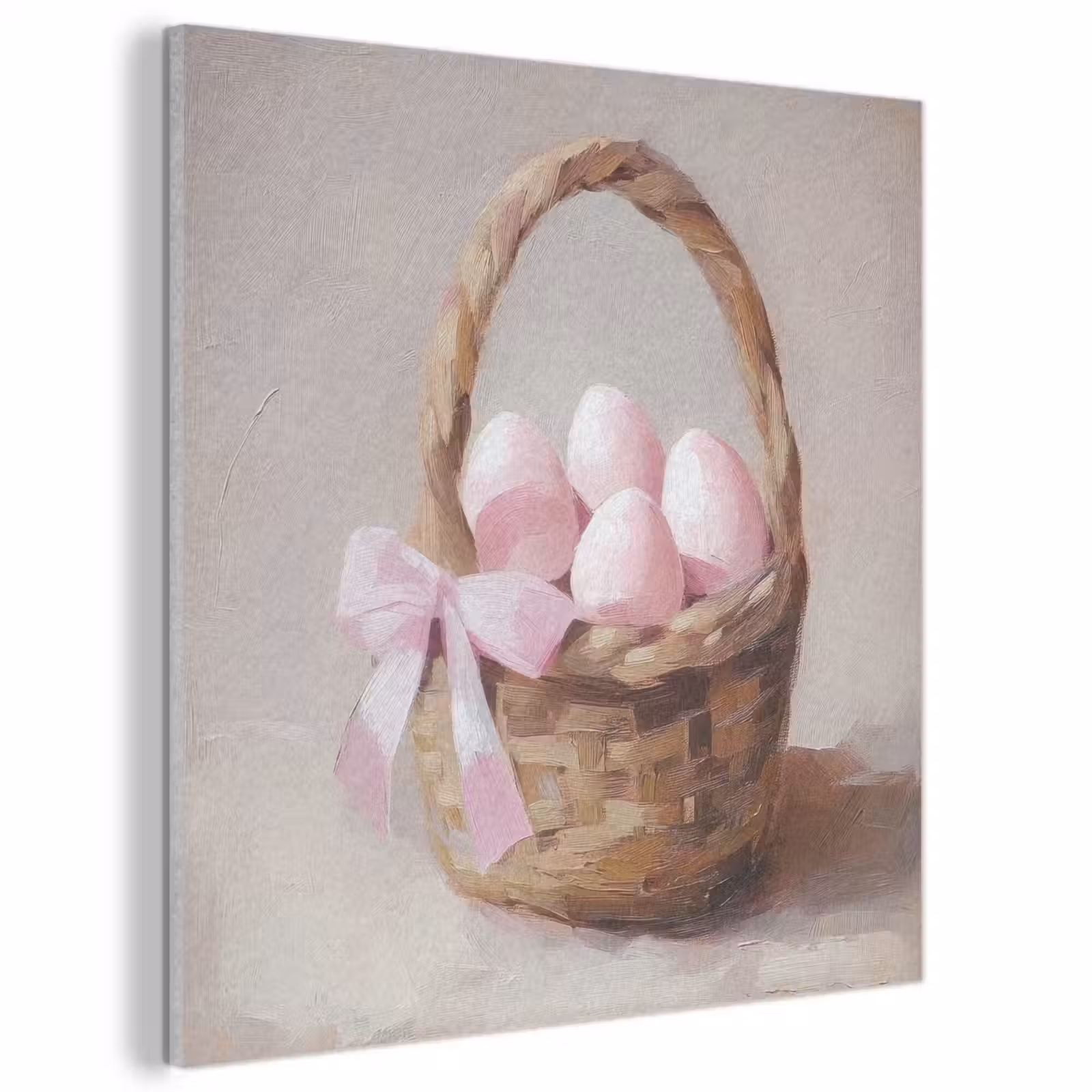 Acoustic Felt - Basket - Eggs - Pink — 1