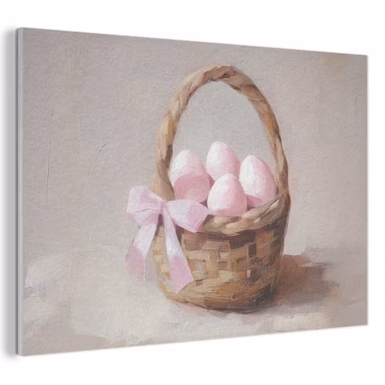 Acoustic Felt - Basket - Eggs - Pink — 1