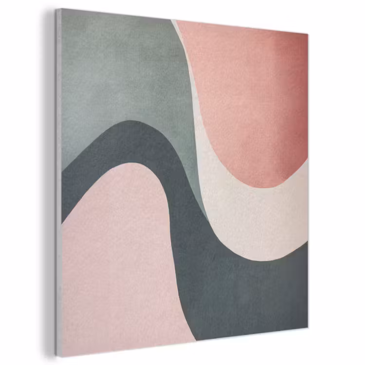 Acoustic Felt - Abstract - Waves - Ornate - Pink — 1