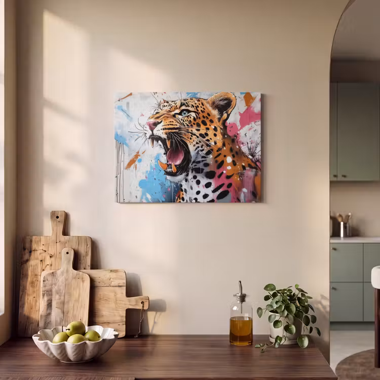 Acoustic Felt - Abstract - Leopard - Colorful — 3