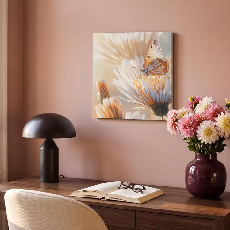 Acoustic Felt - Butterfly - Flower - Orange — 4