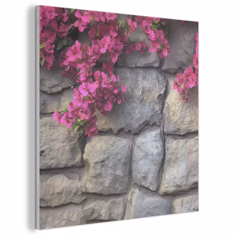 Acoustic Felt - Bougainvillea - Stone Wall - Pink — 1