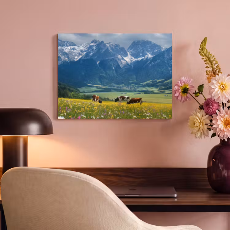 Acoustic Felt - Alps - Meadow - Mountains - Cows — 4