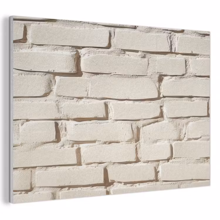 Acoustic Felt - Bricks - Wall - Light - White — 1