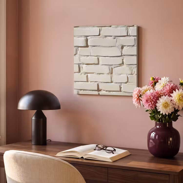 Acoustic Felt - Bricks - Wall - Light - White — 4