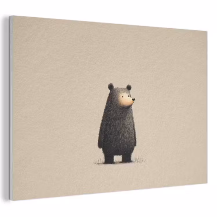 Acoustic Felt - Bear - Dark brown - Minimalist — 1