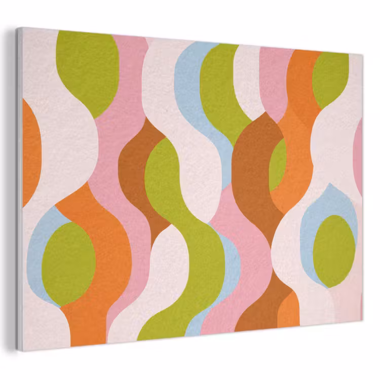 Acoustic Felt - Abstract - Shapes - Pink — 1