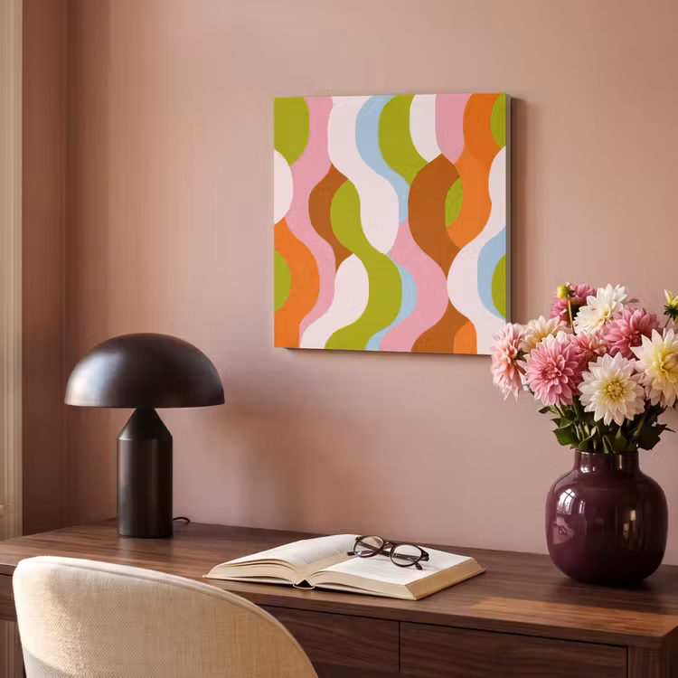 Acoustic Felt - Abstract - Shapes - Pink — 4