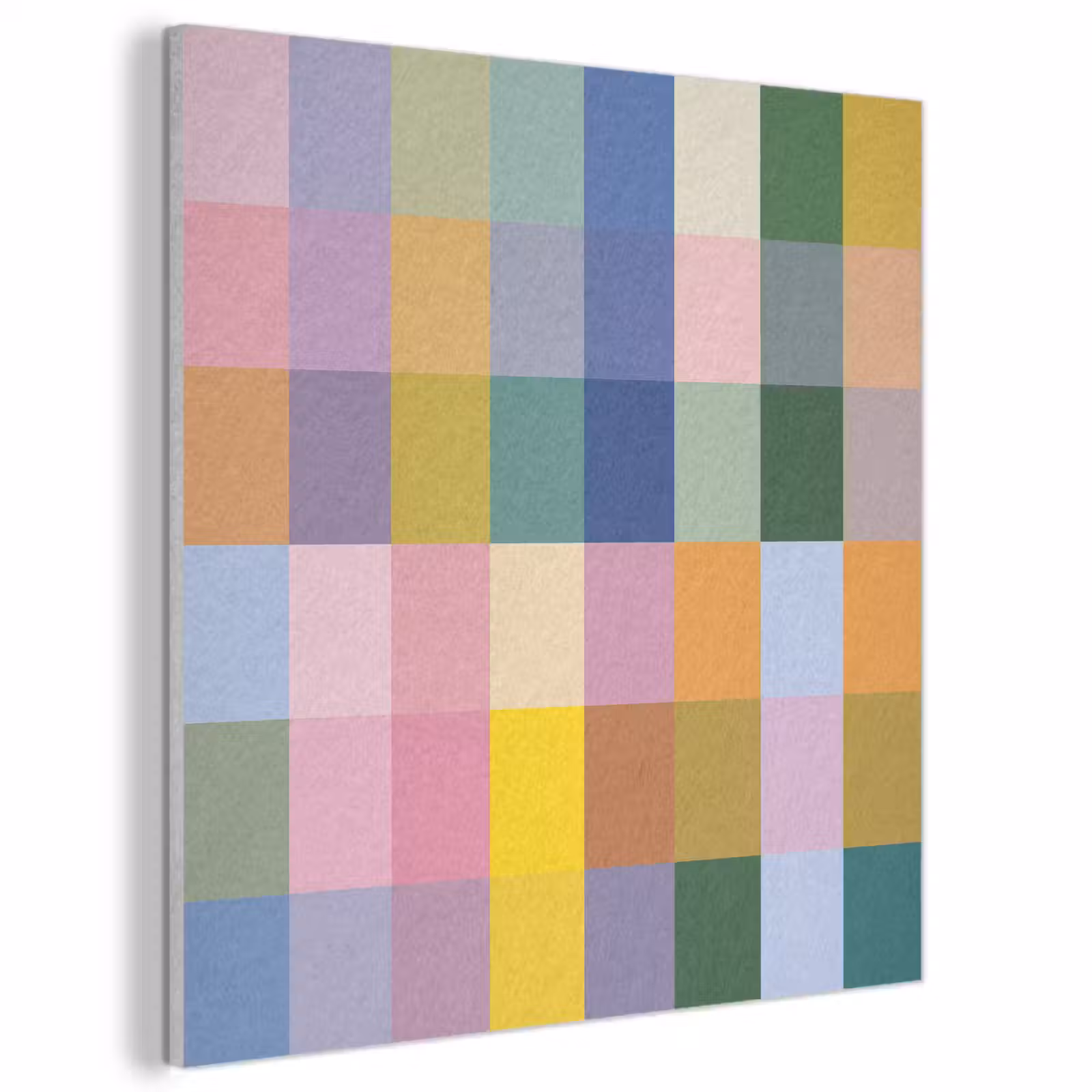 Acoustic Felt - Blocks - Square - Patterned - Colored — 1