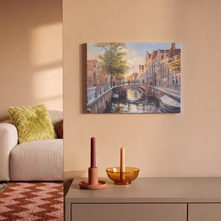Acoustic Felt - Bridge - City - Houses - Boat — 2