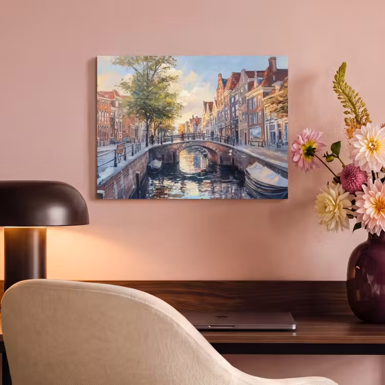 Acoustic Felt - Bridge - City - Houses - Boat — 4