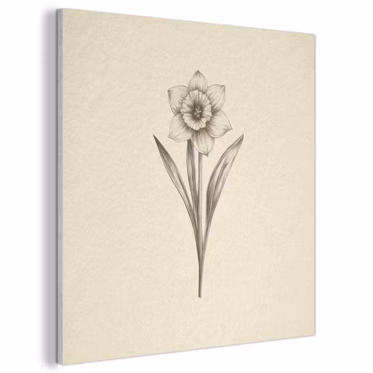 Acoustic Felt - Black - Daffodil - Illustration — 1