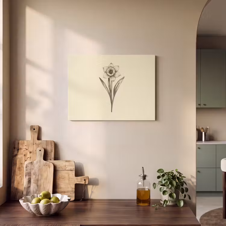 Acoustic Felt - Black - Daffodil - Illustration — 3