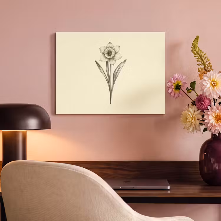 Acoustic Felt - Black - Daffodil - Illustration — 4