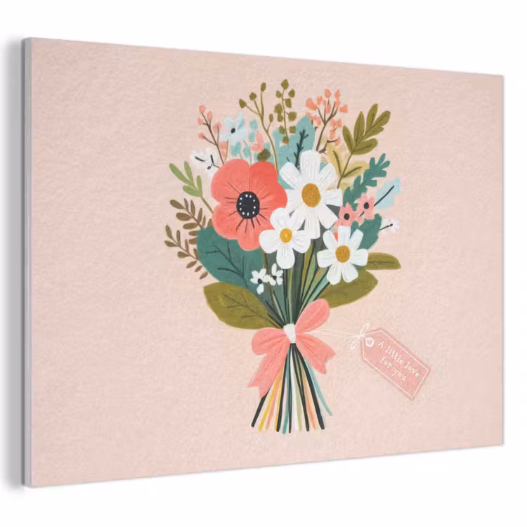Acoustic Felt - Bouquet - Bow - Card - Quote — 1