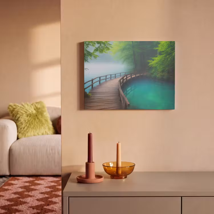 Acoustic Felt - Bridge - Water - River - Forest — 2