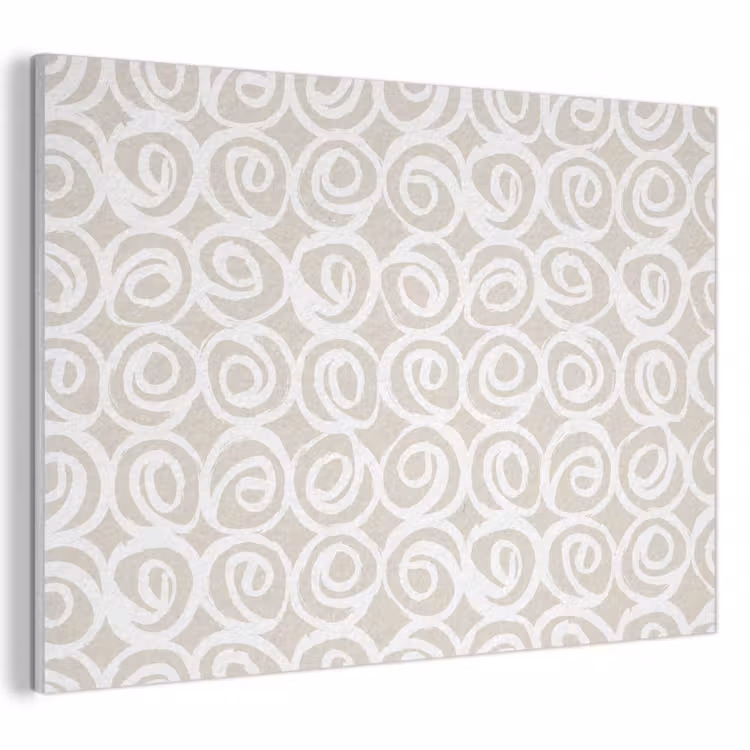 Acoustic Felt - Beige - Pattern - Spiral — 1