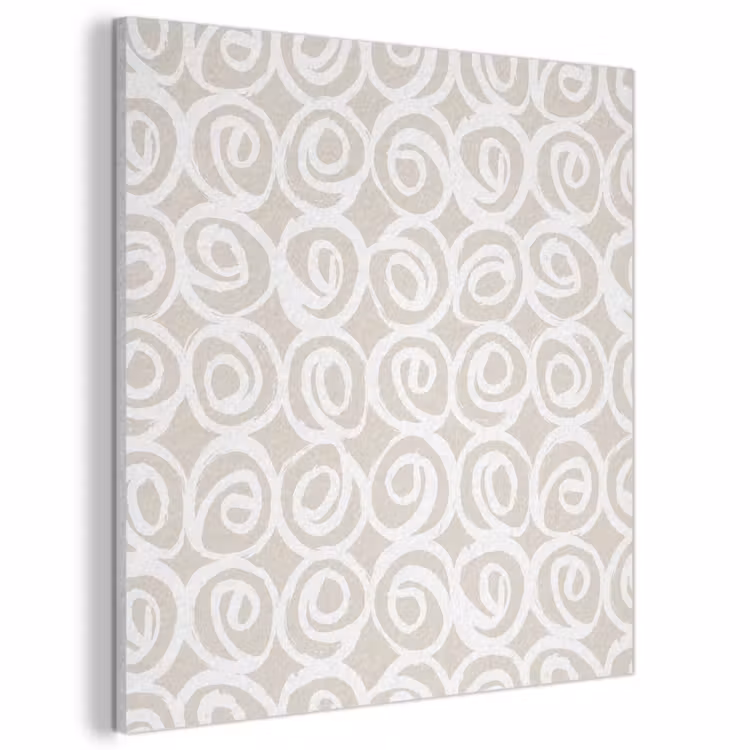 Acoustic Felt - Beige - Pattern - Spiral — 1