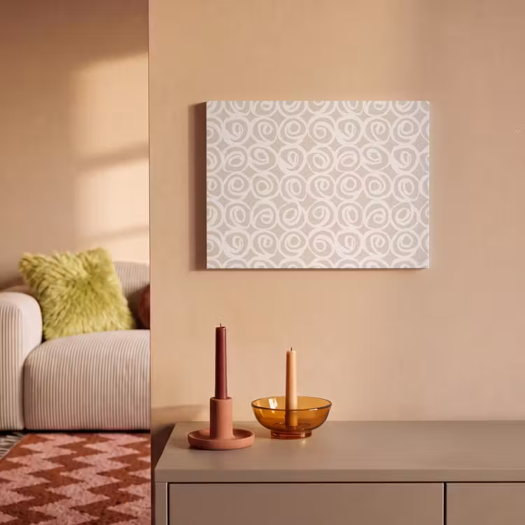 Acoustic Felt - Beige - Pattern - Spiral — 2