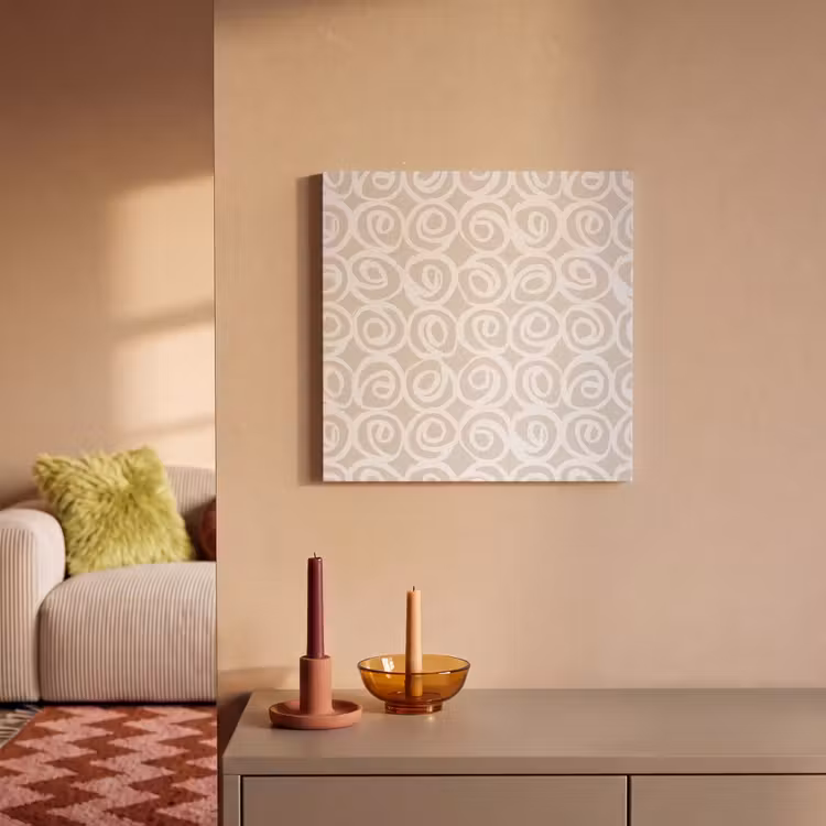 Acoustic Felt - Beige - Pattern - Spiral — 2