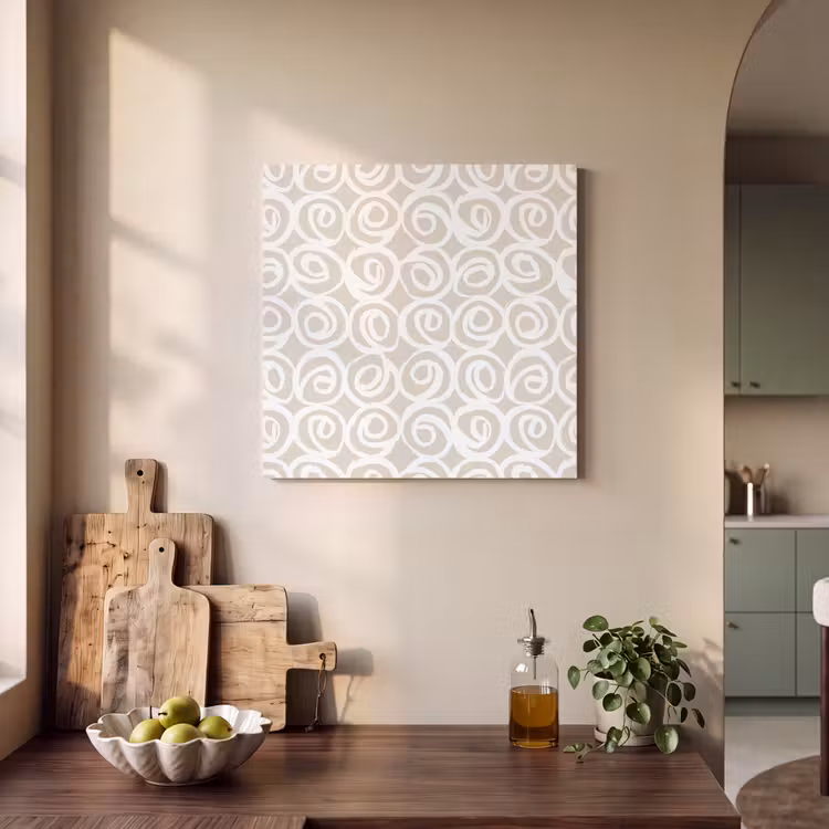 Acoustic Felt - Beige - Pattern - Spiral — 3