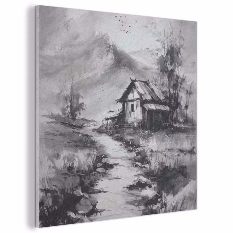 Acoustic Felt - Cabin - Gray - Mountains - Misty — 1