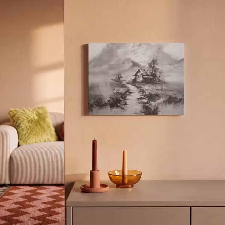 Acoustic Felt - Cabin - Gray - Mountains - Misty — 2
