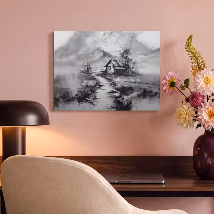 Acoustic Felt - Cabin - Gray - Mountains - Misty — 4