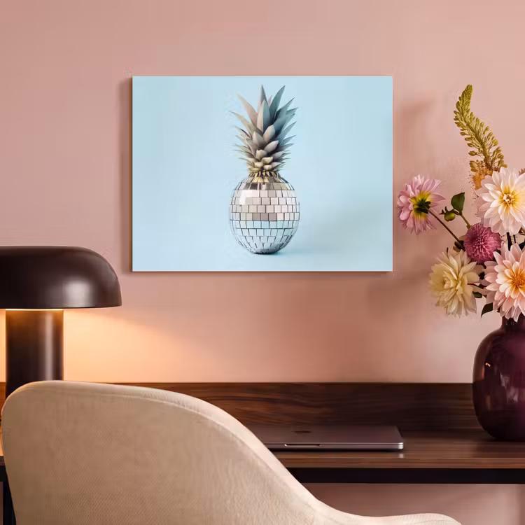 Acoustic Felt - Blue - Pineapple - Disco - Discoball — 4