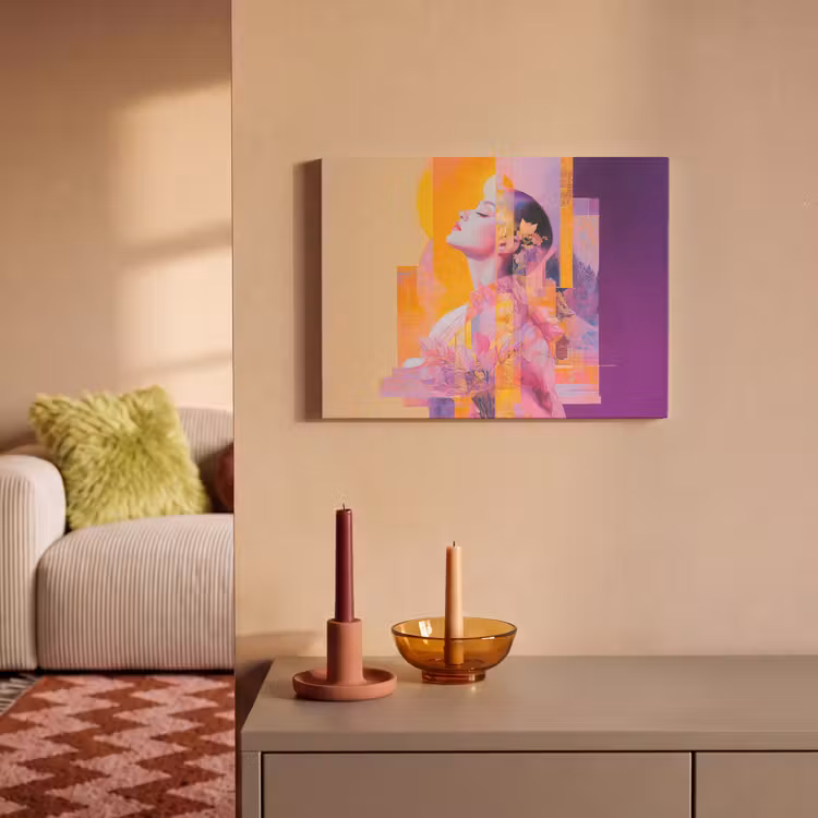 Acoustic Felt - Abstract - Portrait - Woman - Colorful — 2