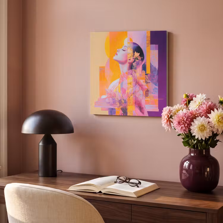 Acoustic Felt - Abstract - Portrait - Woman - Colorful — 4