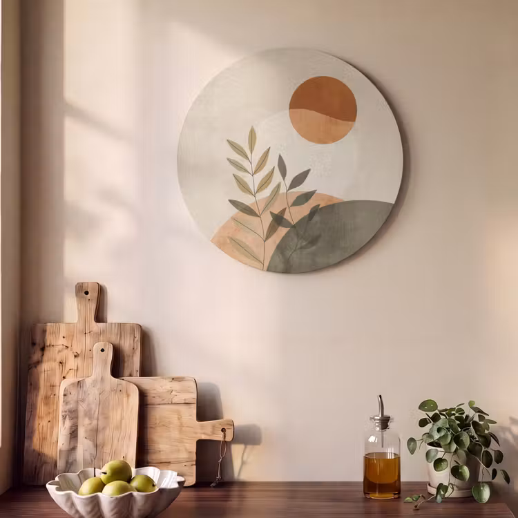 Acoustic painting round - Branches - Shapes - Abstract — 4