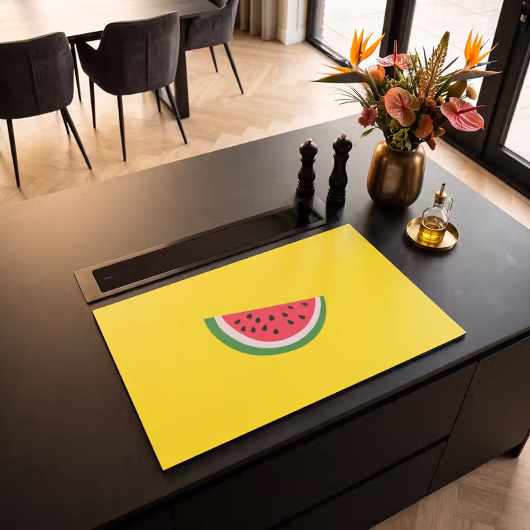 Induction Hob Cover - Fruit - Watermelon - Yellow — 2