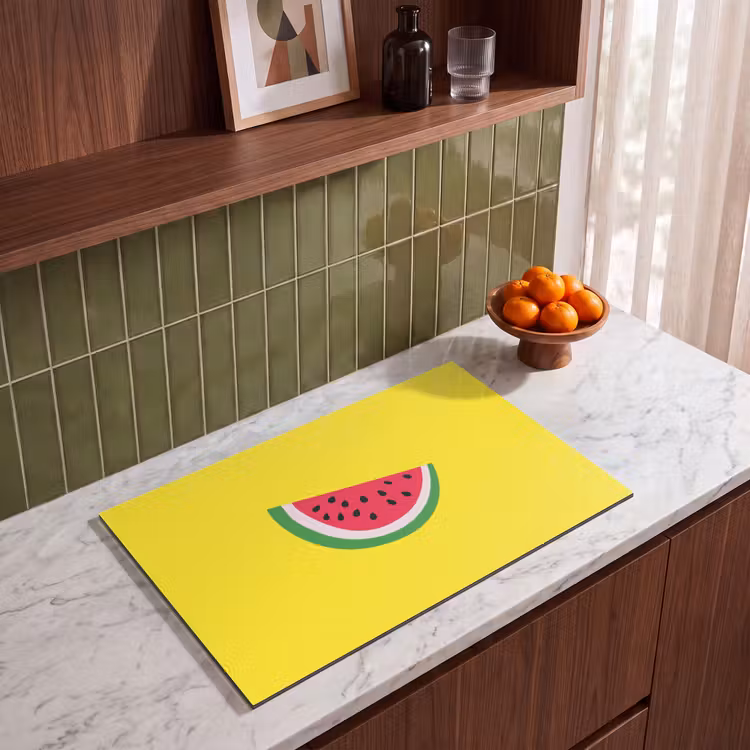 Induction Hob Cover - Fruit - Watermelon - Yellow — 3