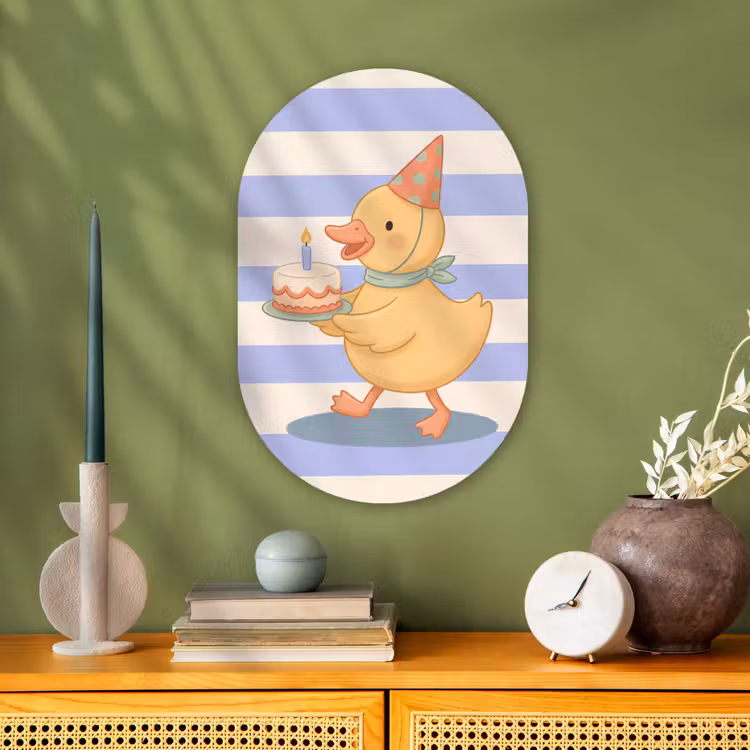 Oval - Plastic - Bird - Party - Cake - Children - Illustration — 2