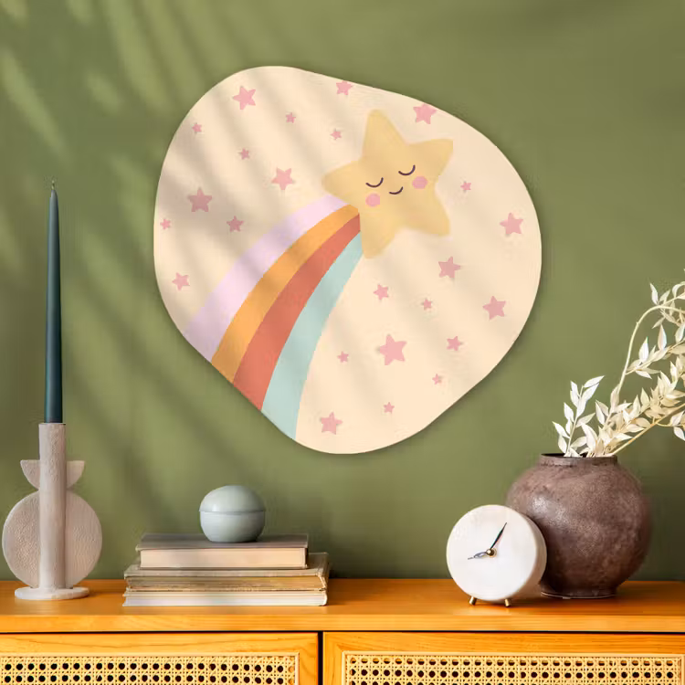 Organic - Glass - Star - Rainbow - Night - Illustration - Pastel — 2