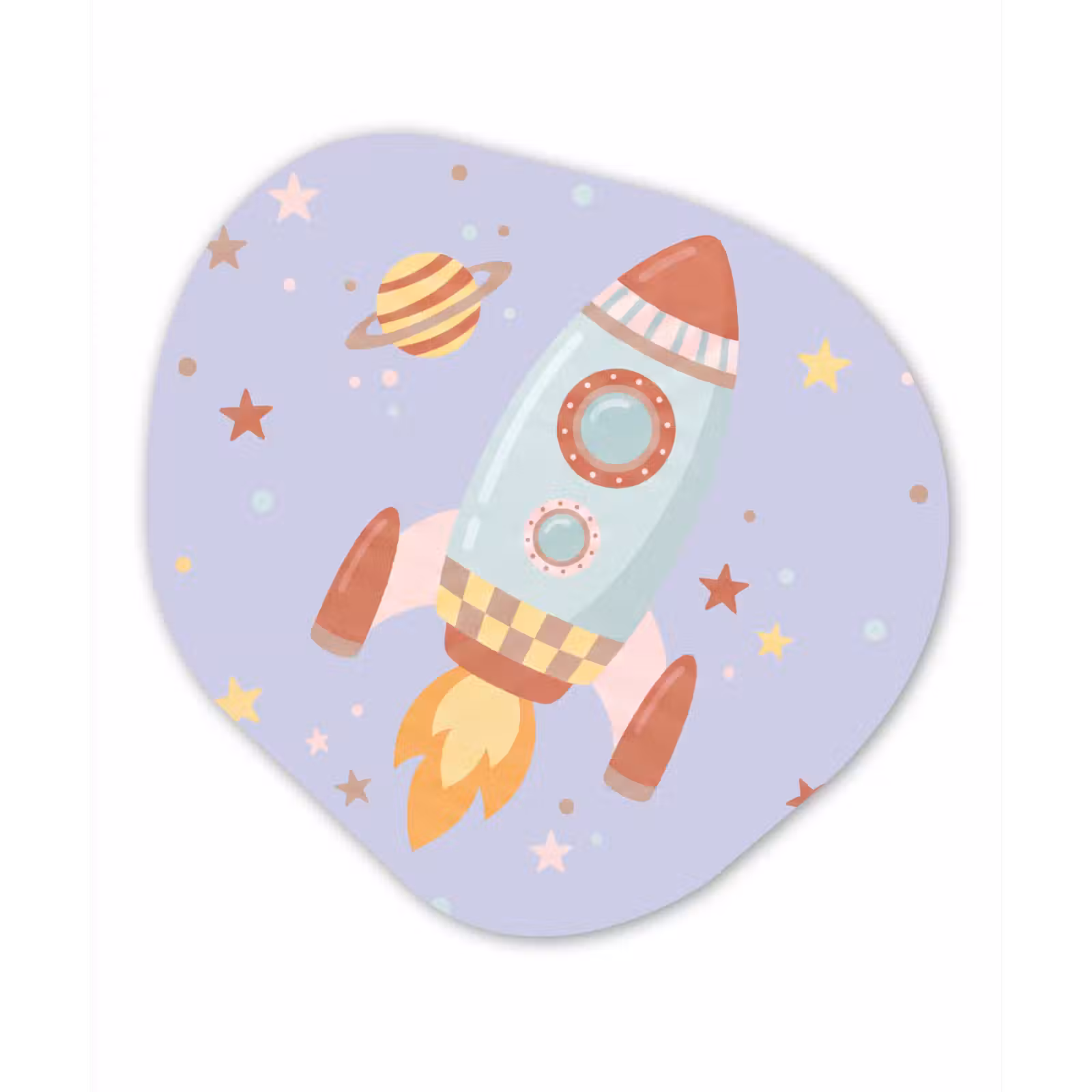Organic - Glass - Rocket - Space - Planet - Illustration — 1