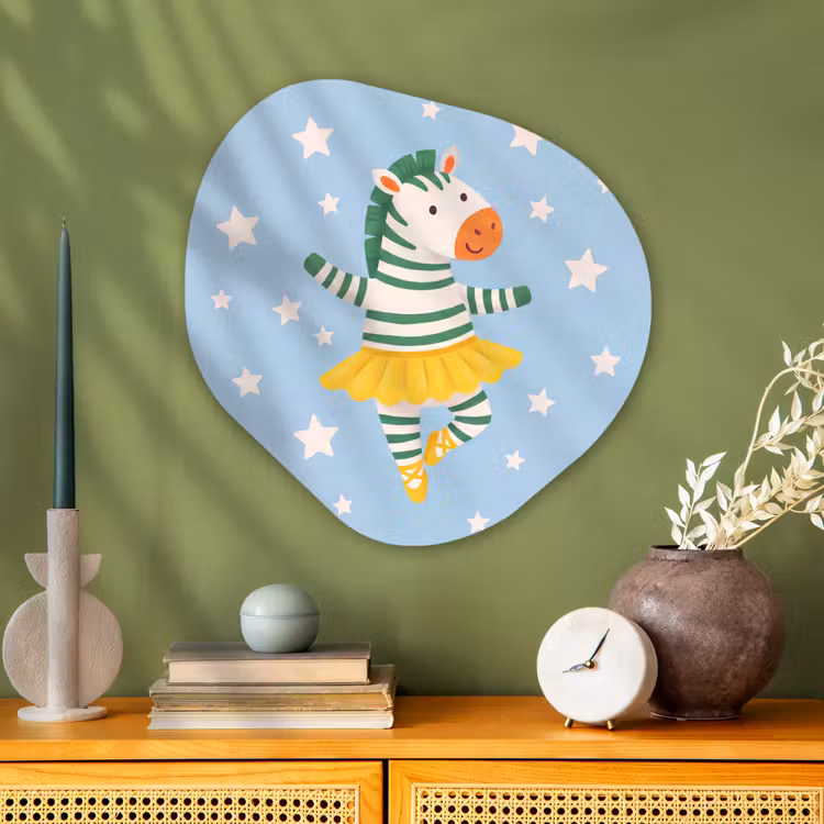 Organic - Glass - Animals - Dance - Illustration - Children's Room - Stars — 2