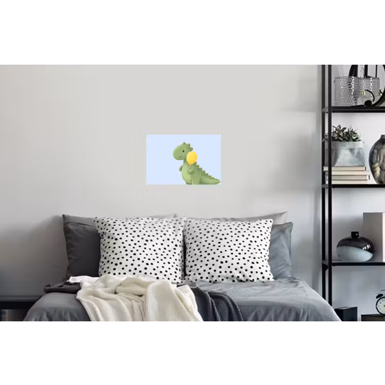 Wall Sticker - Dinosaur - Balloon - Children's Room - Illustration - Green — 5