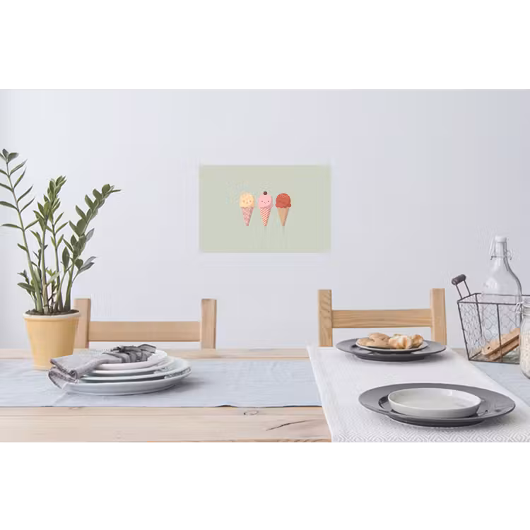 Wall Sticker - Ice Cream - Cones - Food - Illustration - Cheerful — 3