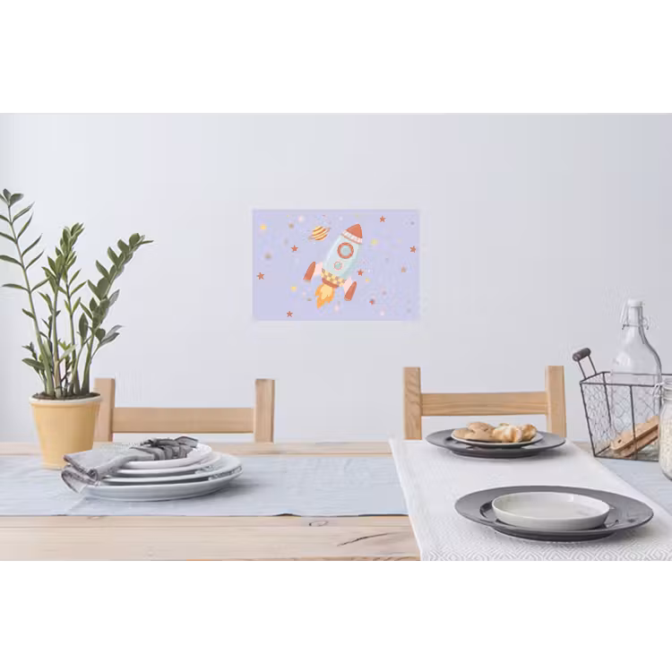 Wall Sticker - Rocket - Space - Planet - Illustration — 3