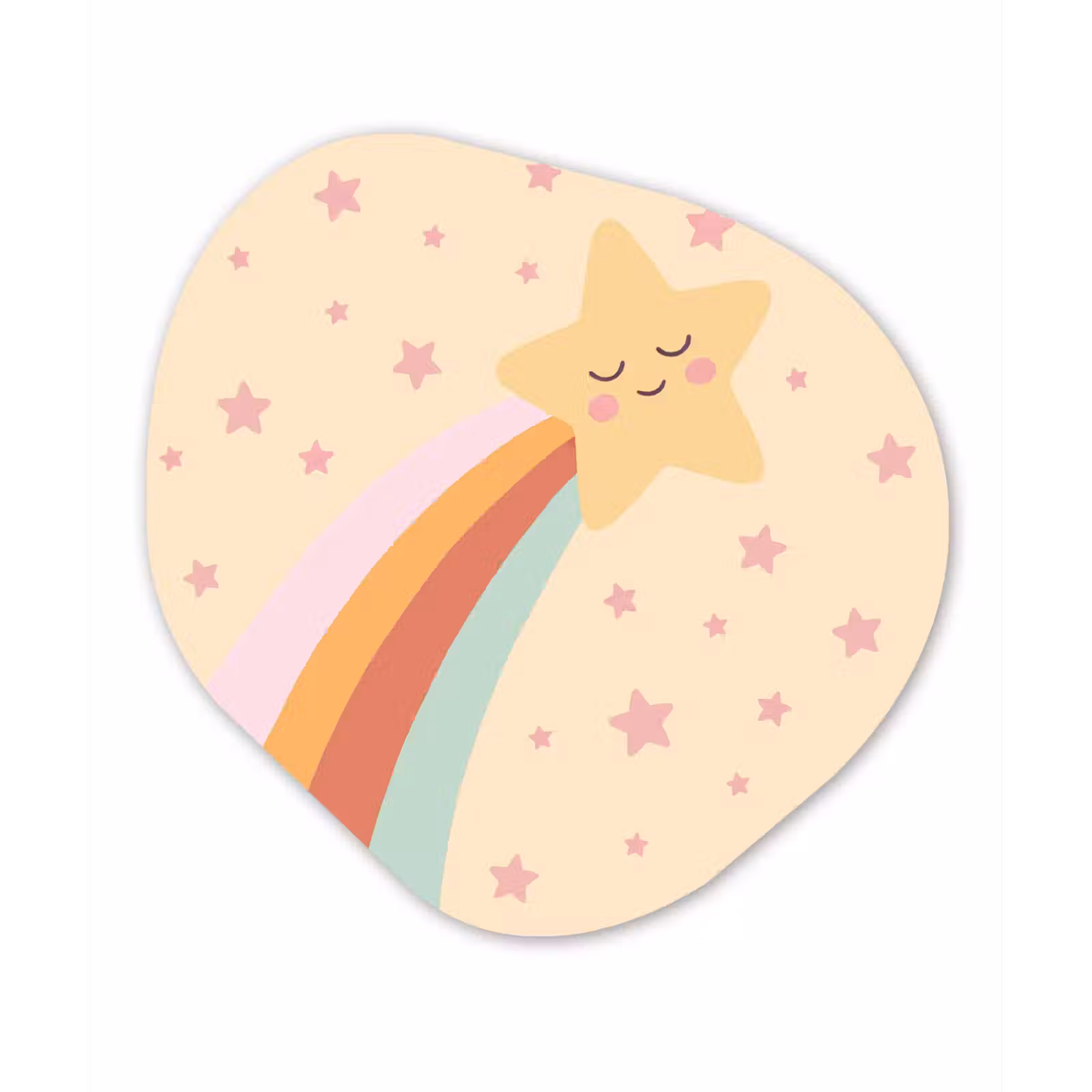 Organic - Forex - Star - Rainbow - Night - Illustration - Pastel — 1