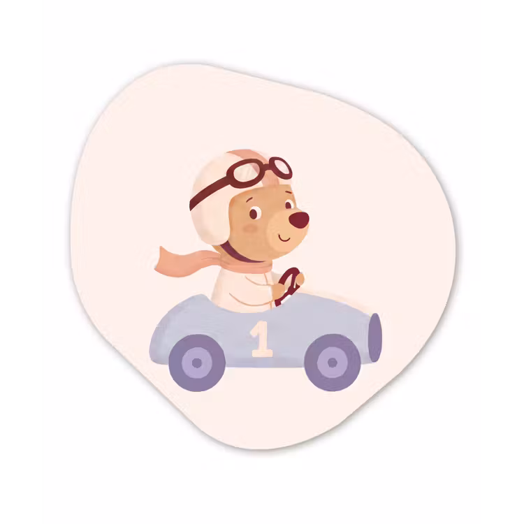 Organic - Forex - Bear - Car - Children's Room - Cartoon - Playful — 1