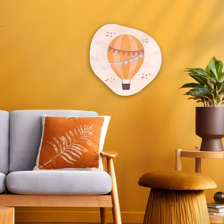 Organic - Forex - Hot Air Balloon - Garlands - Adventure - Illustration - Orange — 3