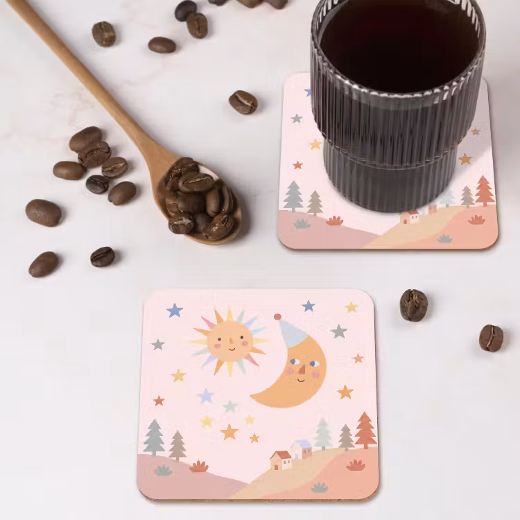 Coaster - Sun - Moon - Stars - Children's Room - Pastel — 4